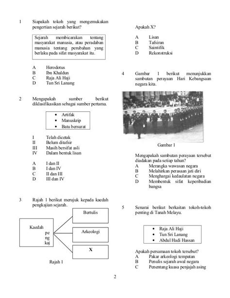 Soalan Bahagian B Sejarah Tingkatan 1 Image